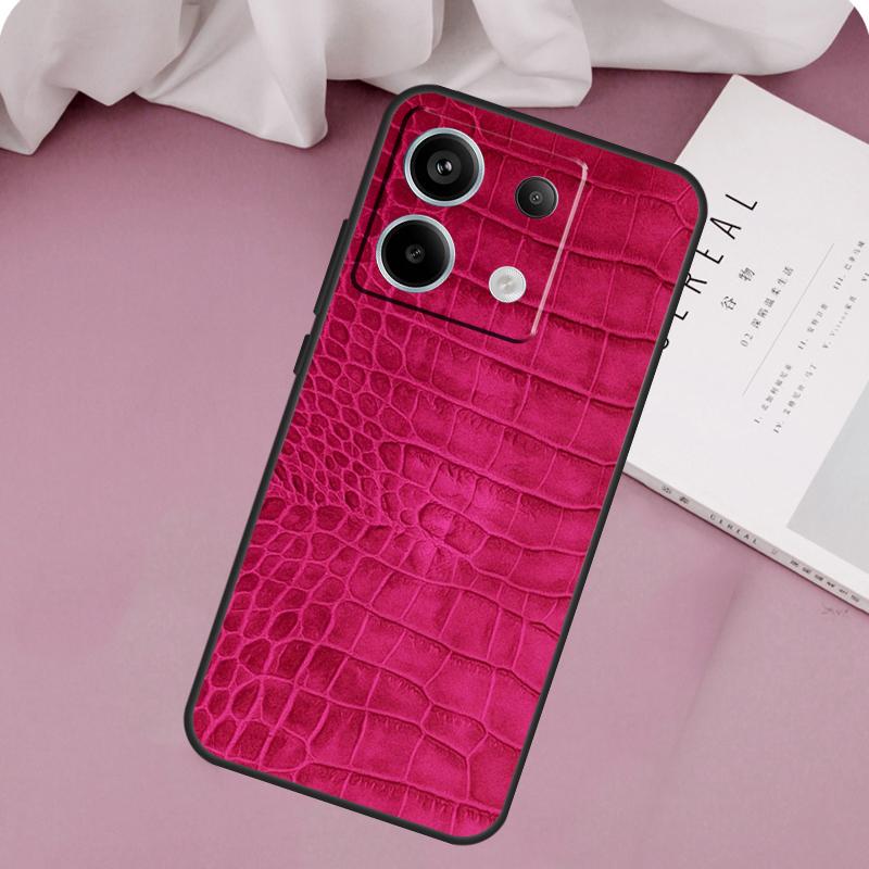 Чехол с принтом под крокодила для Xiaomi Redmi Note 14 13 12 11 10 9 Pro 11S 12S Redmi 14C 10C 12C 13C 15C 15