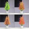 Piceaneoveitchii Mast Artificial With Green Plants For Indoor Garden Decor