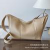 Ретро модная сумка-тоут на двойном плече женская 2025 новая корейская версия трендовая универсальная большая вместимость сумка через плечо сумка для通勤 для женщин