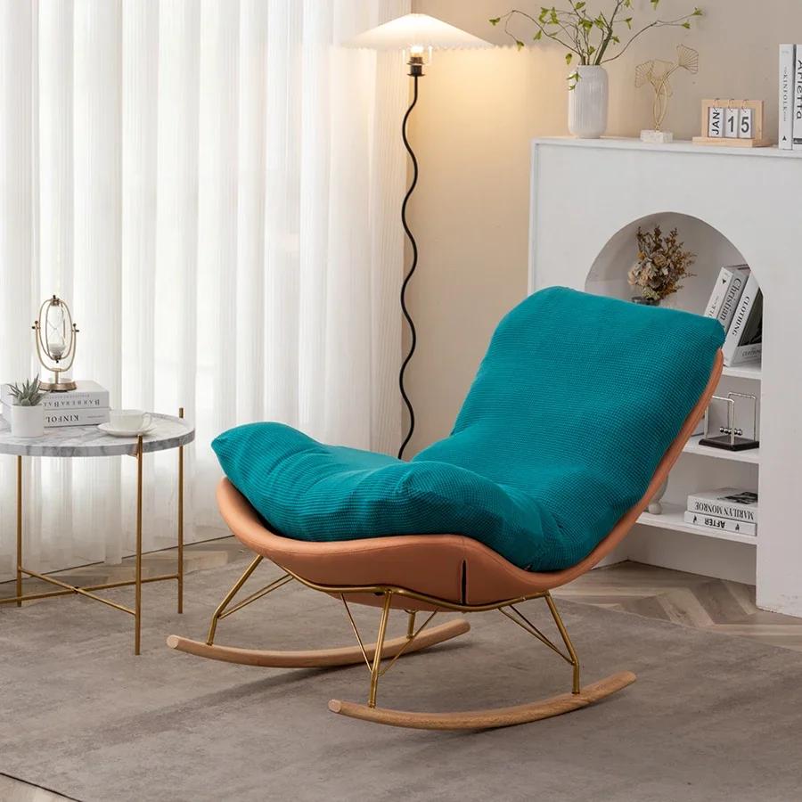 Elastic Closure Papasan Rocking Chair Seat Cushion Cover Soft Slipcover Only, Removable and Washable Chair Cushion Covers