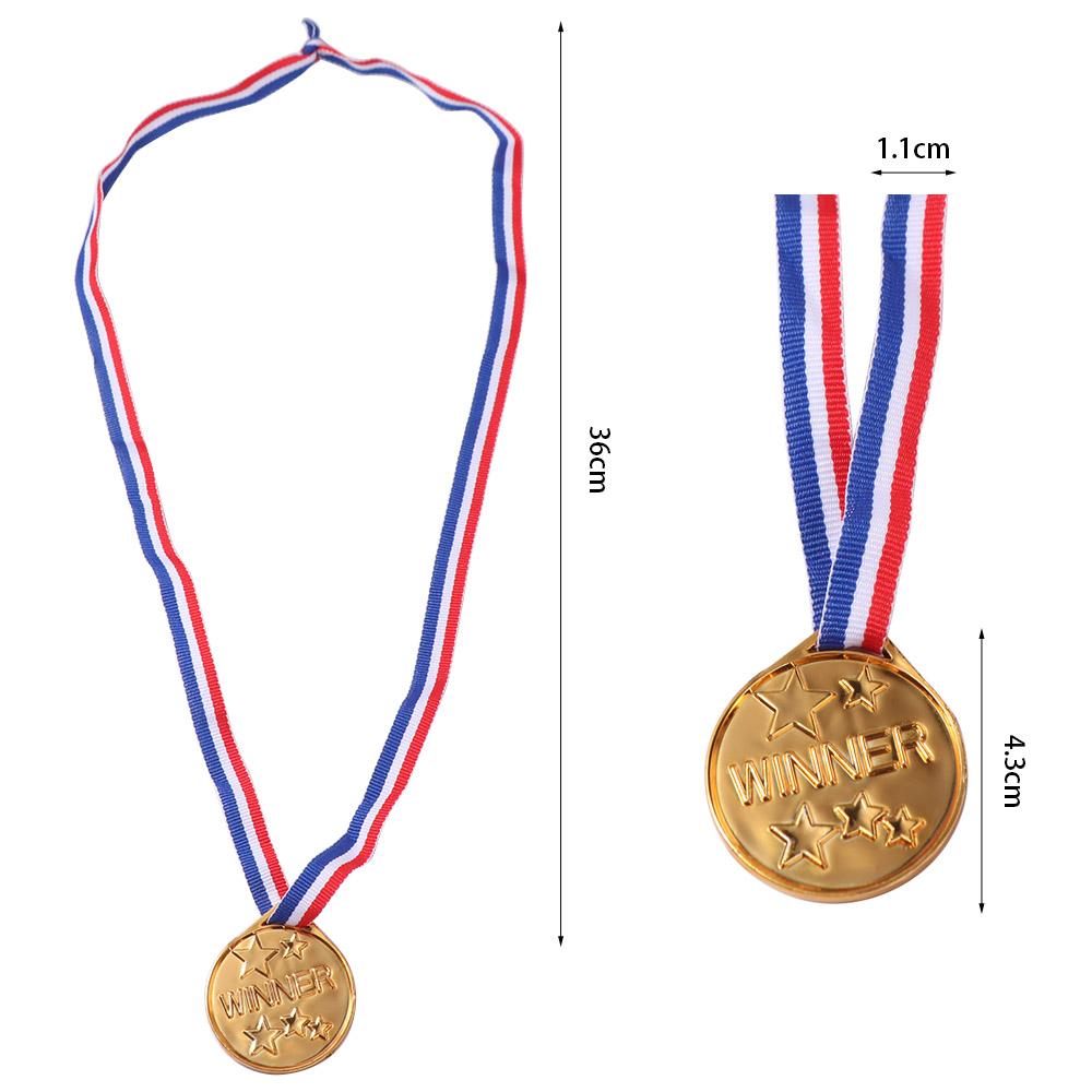 Sports Game Gold Silver Bronze Medals Dancing Plastic Competition Prizes Prizes