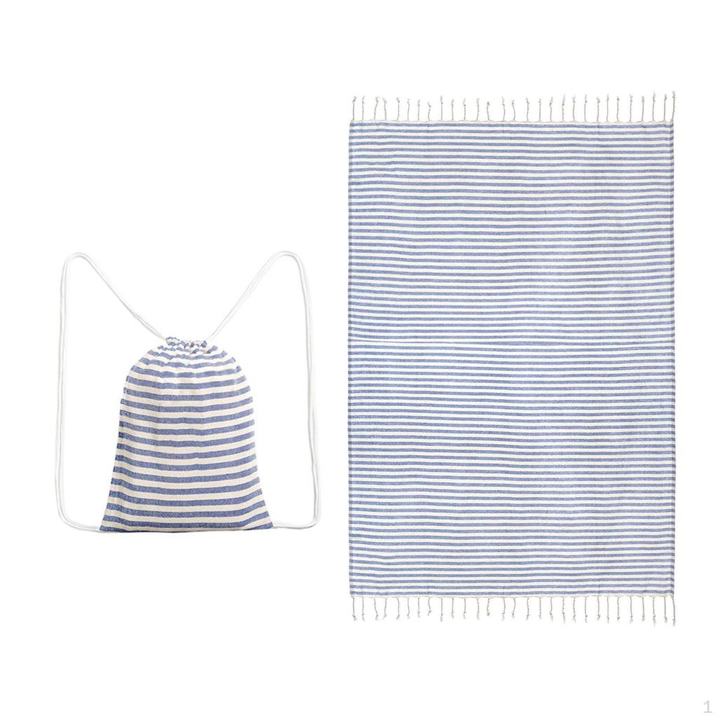 Хлопковое турецкое пляжное полотенце-одеяло быстросохнущее впитывающее походное складное аксессуары для плавания