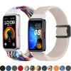 Magnetic Braided Loop for Huawei Band 9 8 Strap Accessories Adjustable Wristband Elastic Nylon Bracelet Correa Huawei Band9 band