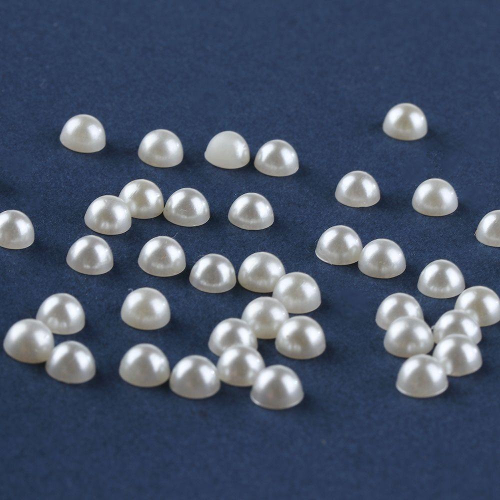 30/50pcs Pants Garment Crafts DIY Cloth Button Scrapbooking Half Round Pearl Rivets