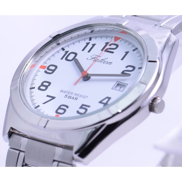 Citizen Men's D024-204 ( Watch Q&Q Day) Round Watch Silver Analog