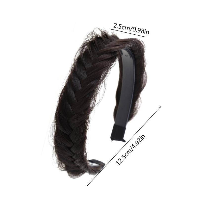 Плетеные повязки на голову Унисекс Повязка для волос Стильный головной убор Полиэстер Женские повязки на голову для повседневного использования