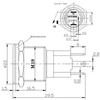 19mm 10A Metal Button Switch with Ring LED