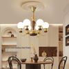 OEING Black Walnut Solid Wood LED Chandelier
