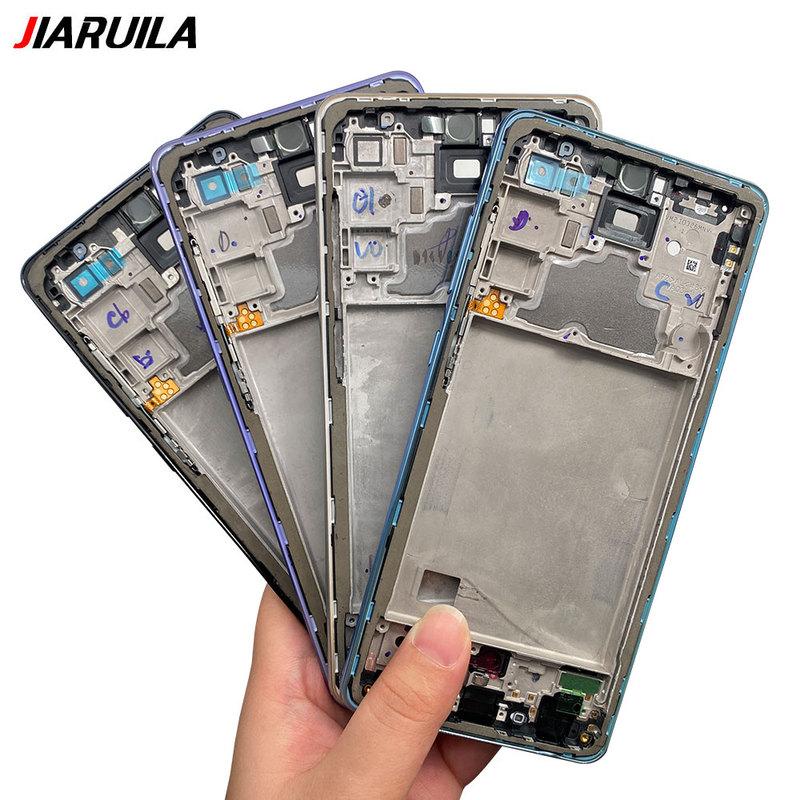 Новый Передний Корпус Рамка Дисплея LCD Для Samsung A02 A02s A12 A22 A32 A52 A52s A72 4G 5G Корпус Средняя Рамка Накладка
