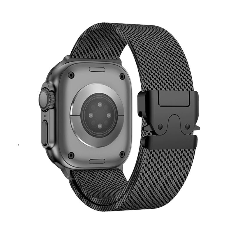 Ремешки для Apple Watch серия 10 ремешок 46мм 40мм 44мм 45мм 41мм 49 42мм Миланская петля Браслет ремешок iWatch 9 8 7 6 se Ultra 2 3