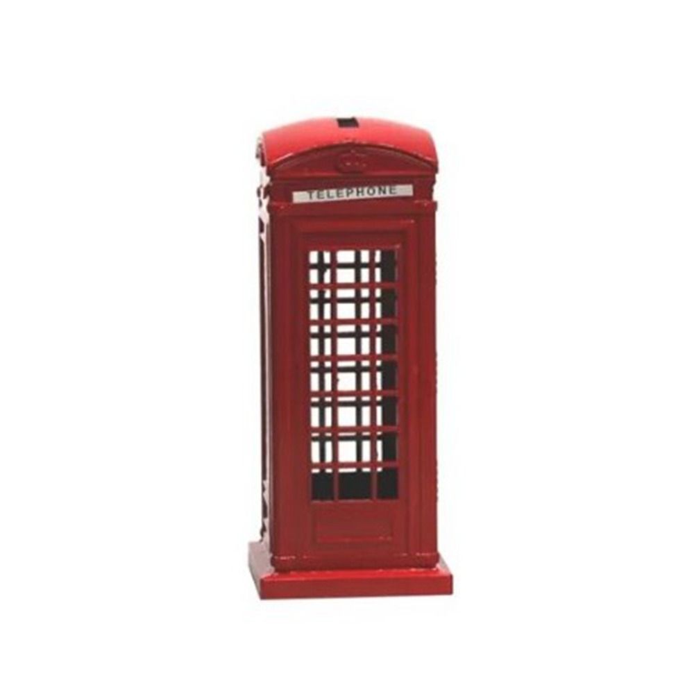 Лондонская телефонная будка, красная литая копилка, свинья-копилка, британский сувенир, отличные подарки для детей, украшение для дома на Рождество