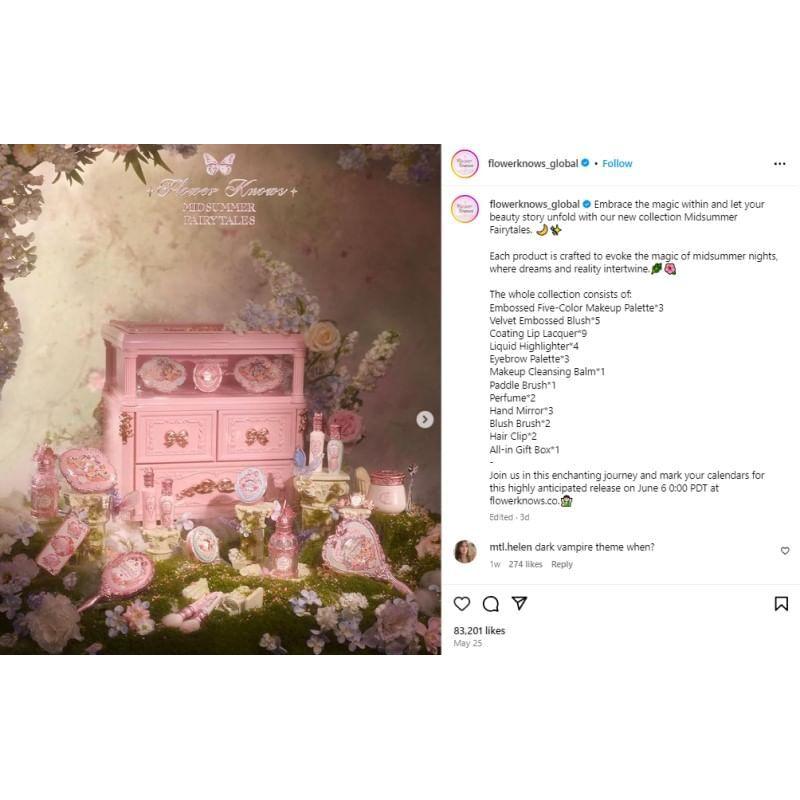 Flower Knows - Палетка для бровей «Сказки середины лета» - 03