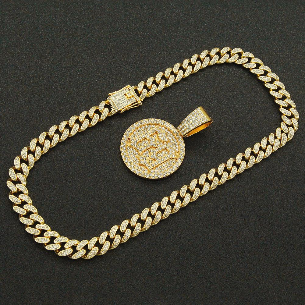 РУИ РУИ Ю Даймонд Нет. 69 брендовое мужское ожерелье с подвеской в ​​Майами, золотая цепочка с подвеской, мужское ювелирное ожерелье
