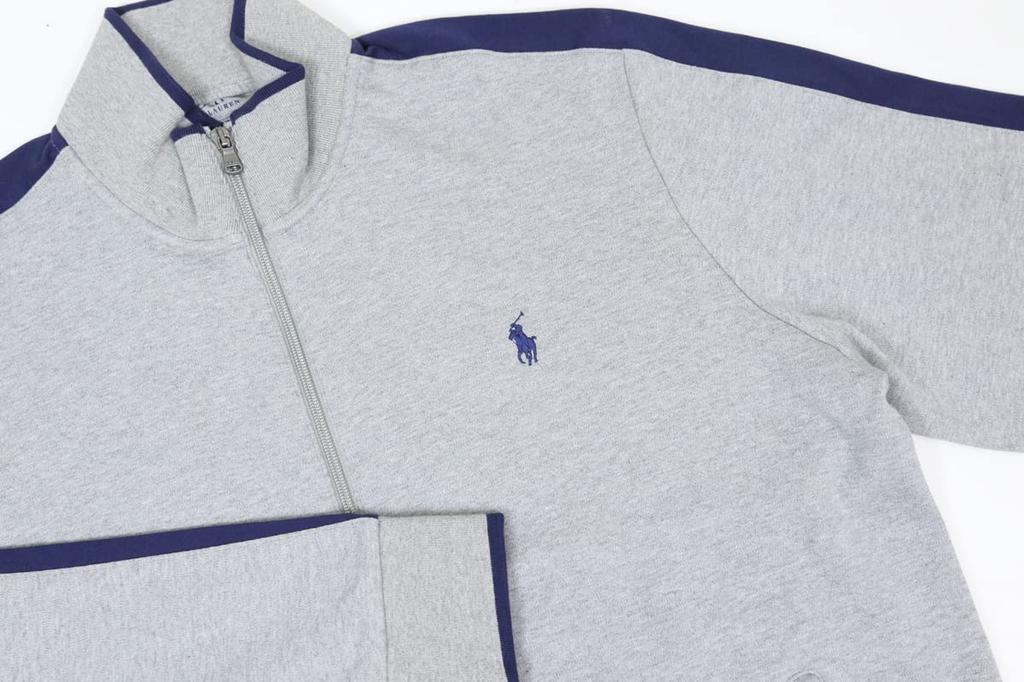 Куртка из джерси Polo Ralph Lauren с вышитым пони Размер Мужской На молнии с логотипом, 0102847-L [Б/у]