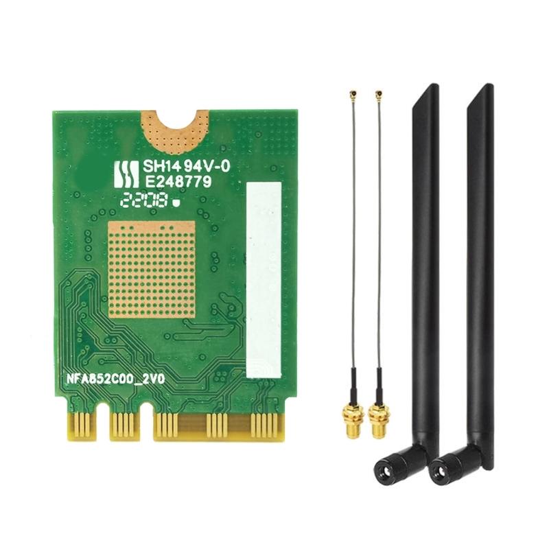 WiFi6E Networking Card RTL8852CE 5.2 Wirelessly Adapter 2.4G/5Ghz/6Ghz Wifi Receiver