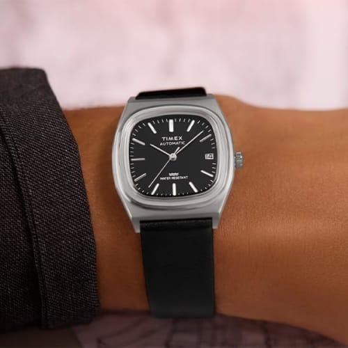 TIMEX E-Line Automatic Watch TW2Y07500 Mechanical Men's Black