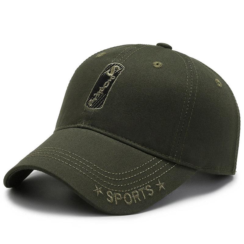 Hat Men's Versatile Camouflage Embroidered Cap Women's Tongue Cap Casual Outdoor Baseball Cap Couple Sun Hat Tide