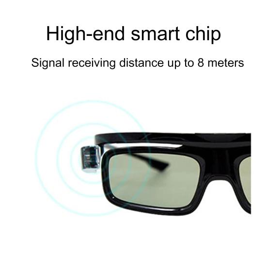 3D-очки GL1800 Легкие Изображение высокой четкости ПК Черные Активные затворные 3D-очки для 3D-проекторов/телевизоров DLP LINK