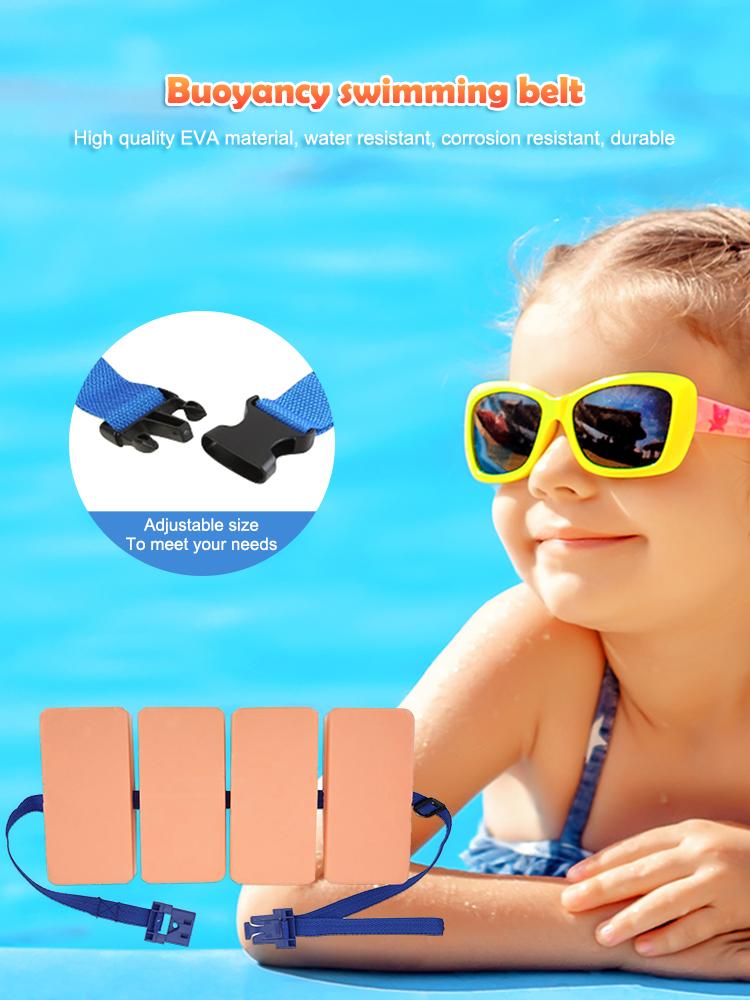 Swimming Aids Air Mattress Adjustable Floating Board Belt Safety Swimming Float Waist Belt Children Water Sports Assist Tool