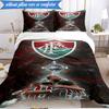 3PCS Champions Celebration Printed Soft Bedding Set,Including 1pc Duvet Cover And 2pcs Pillowcases Perfect for Bedroom, Dormitory, Fan gift