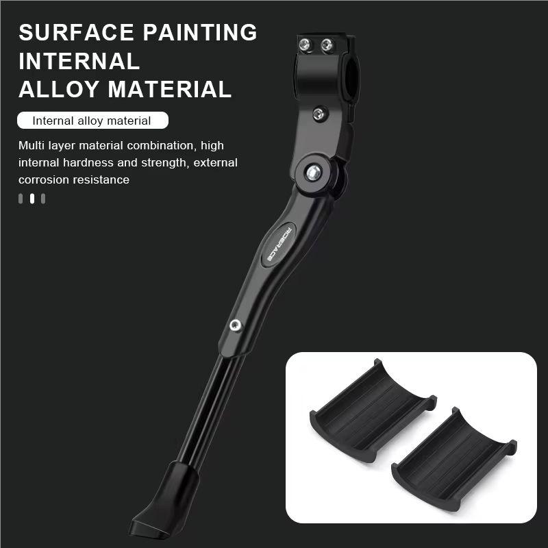 RIDERACE Подножка для велосипеда Регулируемая алюминиевая Сплавная MTB Горный велосипед Стойка для парковки сзади шоссейный велосипед Подножка