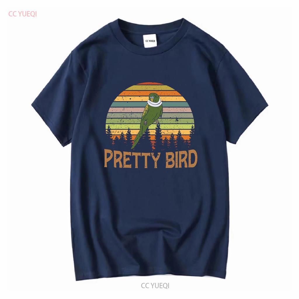 Pretty Bird Dumb And Dumber Parrot Vintage T Shirt Funny D vintage Washed Unisex fashion Slightly Casual Top For Everyday Wear