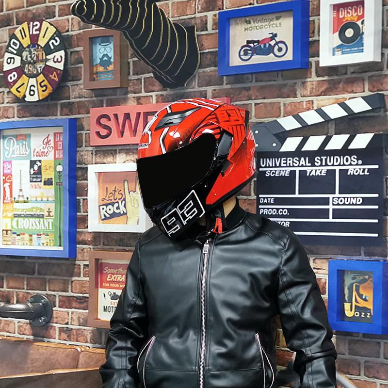 JIEKAI Modular Flip-Up Motorcycle Helmet Men Women ABS Full Face With Dual Visor Scooter Bike Riding