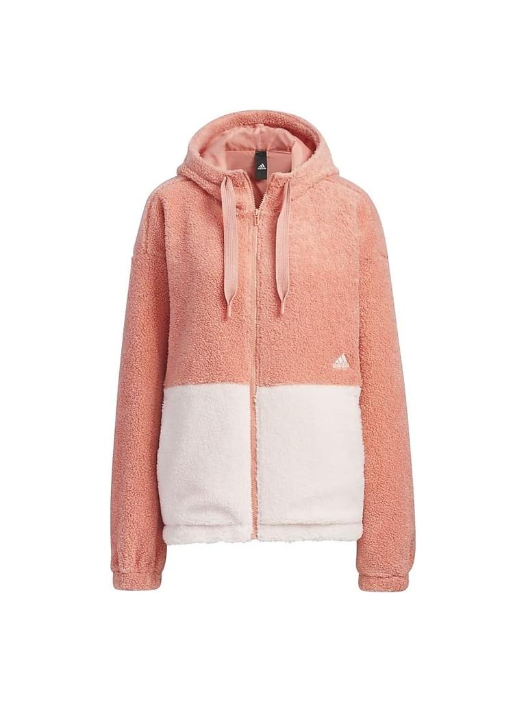 Adidas Color Block Loose Fit Best of Jacket Wonder Quartz Sizes Women's Full-Zip IEH74, Clay/Wonder (IK9864), J/XL