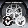 For Renault 2026 New Hub Caps For Renault RS Clio Captur Trafic Scenic 2 Megane 2 3 4 Kadjar  4Pcs 56nnn Car Emblem Wheel Hub Ce