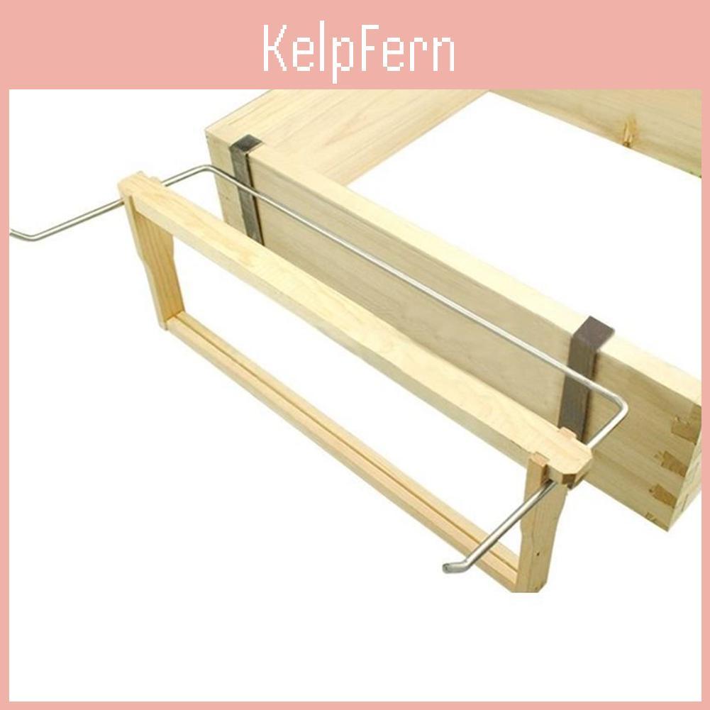 Stainless Steel Frame Beekeeper Beekeeping Holder Bee Hive Perch Side Mount
