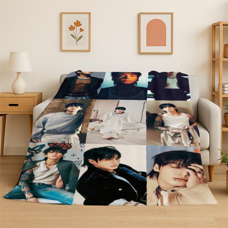 Kpop B-BTS Чон Чонгук JK Фланелевое одеяло Мягкое теплое плед для спальни гостиной кровати путешествия кемпинга пикника подарок