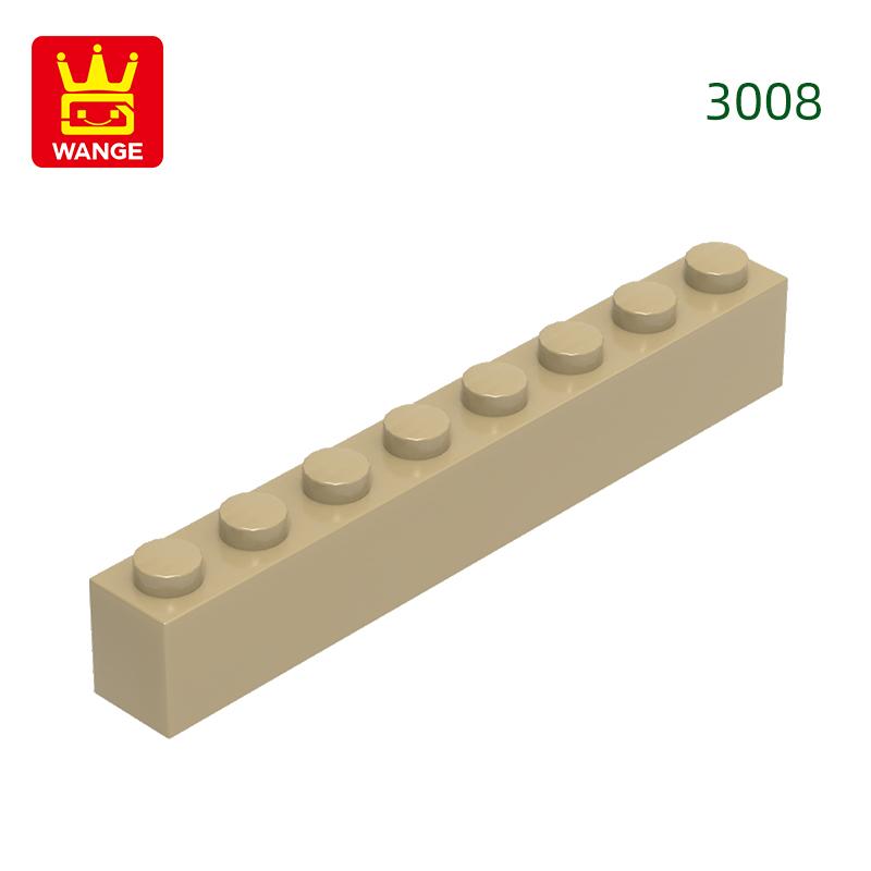 Нетоксичный 33 шт./лот 3008 1x8 Строительный блок с высоким отверстием Moc Базовые классические детали Кирпичные аксессуары Совместимы с DIY Детские игрушки Подарочная коробка