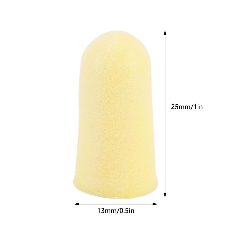 60Pcs 25 x 13mm 60Pcs Slow Rebound Foam Ear Plugs  Office noisy environment sound reduction