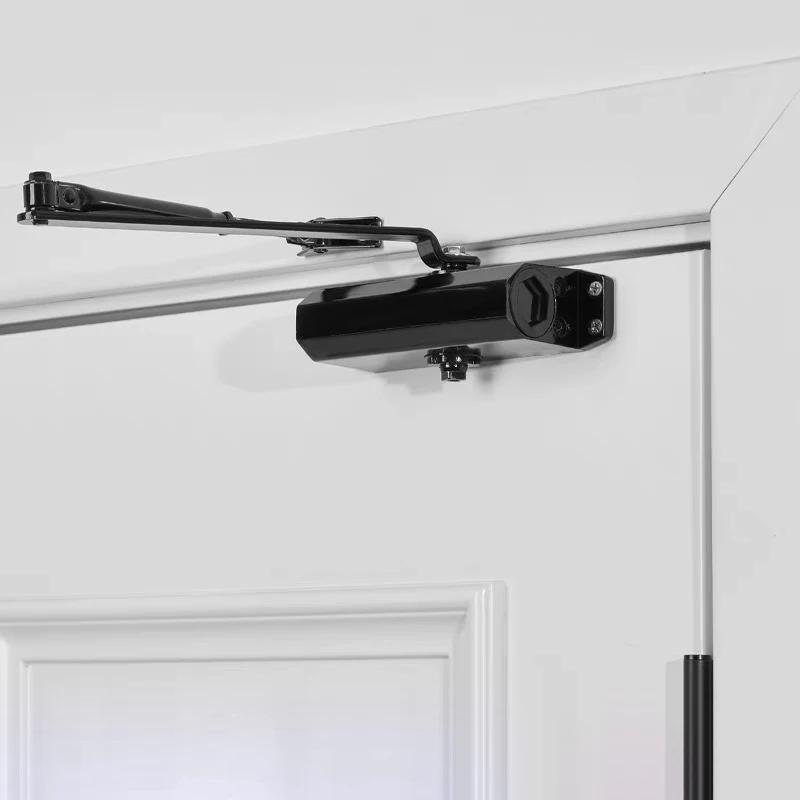 Гидравлический буферный доводчик двери 45 кг до 65 кг, регулируемая скорость, оборудование для закрывания дверей, бесшумное мягкое закрывание, фурнитура для дверей