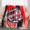 Milan Football club Printed Throws Blanket Soft Flannel Blankets for Couch Bed Gifts for Men Women Picnic blanket Christmas gifts