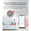 Tuya Zigbee Датчик температуры и влажности Внутренний гигрометр Термометр Детектор ЖК-экран Приложение Smart Life Питание от батареи или USB