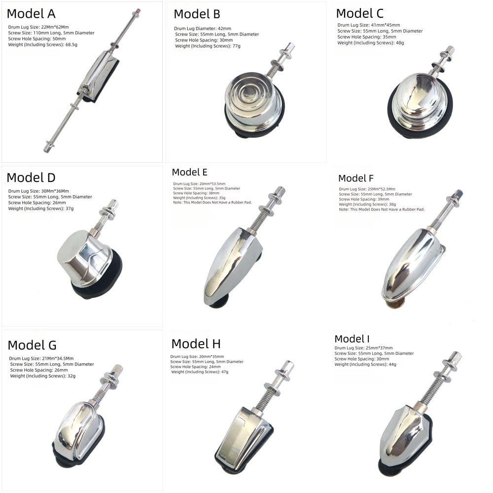 Cover Bracket Drum Lugs Fixing Screws Silver Drum Leg Parts Accessories for Drums Drum Lugs Leg