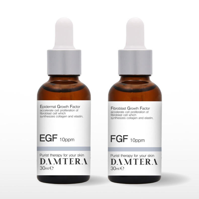 DAMTERA EGF FGF 10ppm Ампула Оригинал 30 мл Набор из 2 шт.