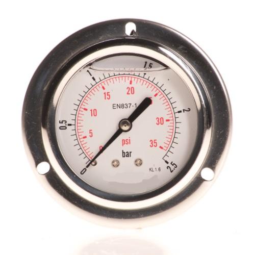 Manometr Tablicowy Tylny 2,5 Bar 63 Gwint 1/4"