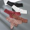 Lace V-Shaped Seamless Thong Panties for Women - Low Waist, Temptation, and Fun