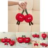 Cartoon Cherry Stuffed Pillow Doll And Keychain For Bedroom Decor And Kids