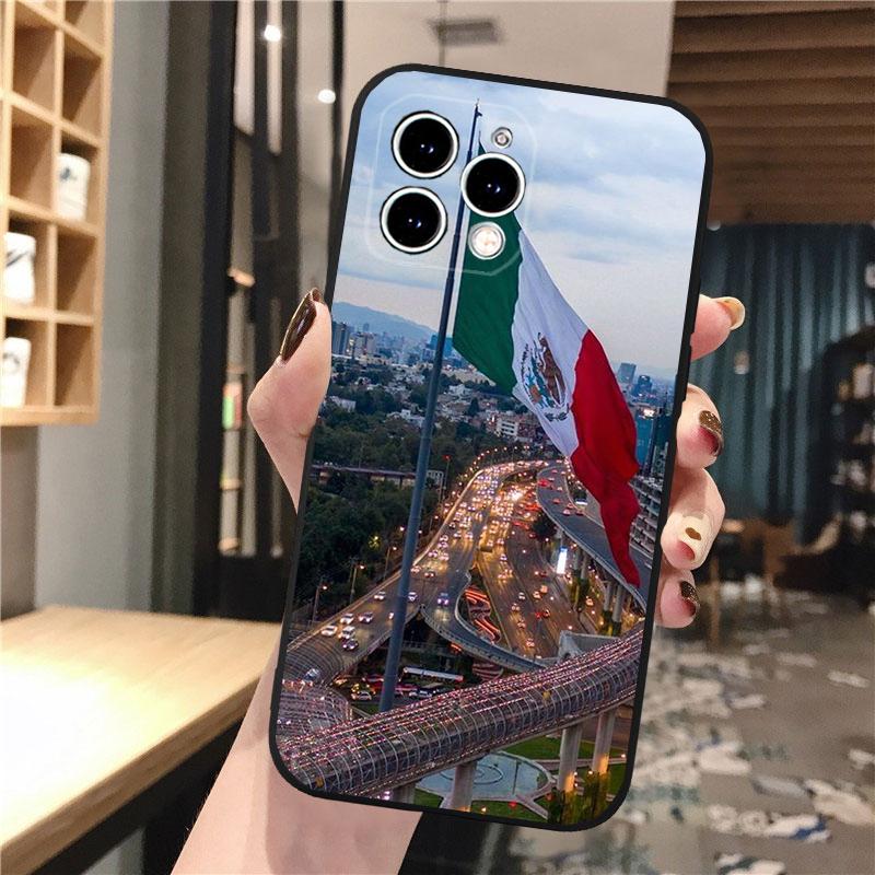Чехол для телефона с флагом Мексики для iPhone Samsung Galaxy Redmi Xiaomi Oppo OnePlus Note SA 7 8 9 10 11 12 13 14 20 21 22 23 53 54 Pro Max Plus Ultra TPU Soft