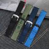 Классический ремешок для часов Mido Navigator M026.629 из нейлоновой кожи Ocean Star M042 M042.430 для мужских часов Citizen, браслет, черный, синий, 22 мм