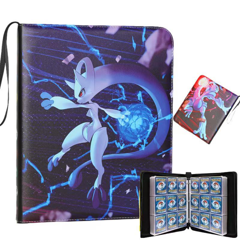 Pokémon Card Collection Book: 4-Grid & 9-Grid PU Game Album