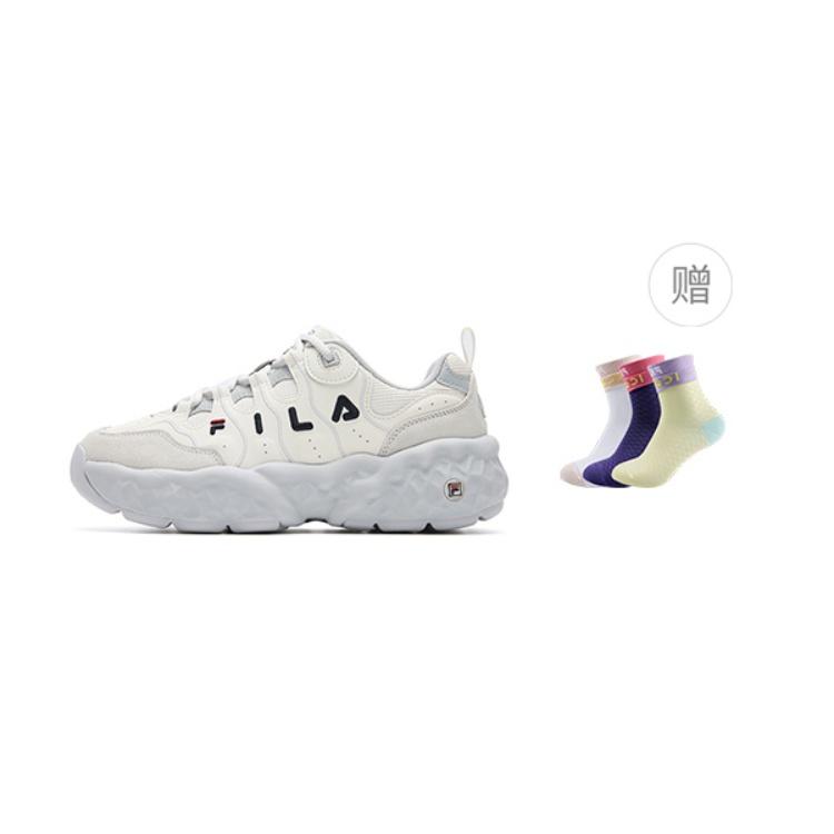 Fila MUFFIN Износостойкие и легкие Низкие повседневные туфли Женские F12W541106FWW