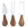 Planche à découper - DKD HOME DECOR - Acacia et métal - Inclut 3 couteaux - Style contemporain - Design