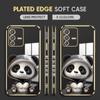 For Honor 90 70 50 X7a X9a P30 Pro P40 Lite Infinix Hot 40i 30i Vivo Y22 Y18 V30 Pro V40 Cute Cartoon Panda Soft TPU Full Lens Protect Case