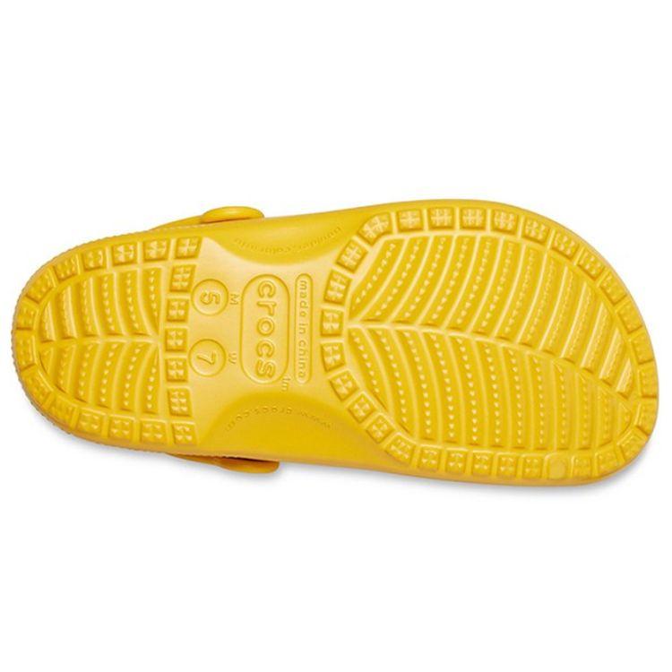 Crocs Классические клоги Повседневные простые клоги с подушкой Пляжные сандалии Сандалии унисекс Светло-желтые 206624-700