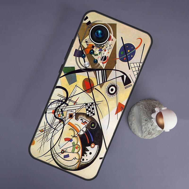 Чехол с изображением Василия Кандинского для Huawei Honor Magic 5 Lite 70 50 X8 X9 a P20 P30 P40 P50 P60 Pro P Smart Nova 9 5T