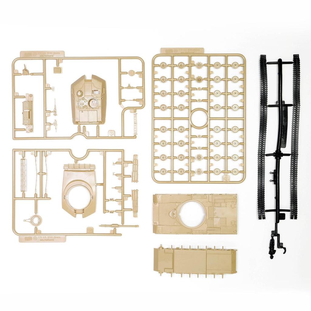 Platz Waltersons US M1A2 Abrams 4th Infantry Division 2003 Iraq Samawah Plastic Model Kit WS55005R 1/72 (Tank)